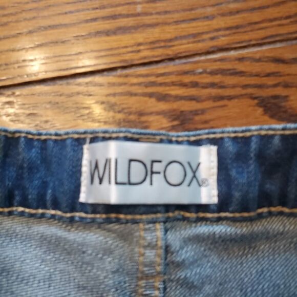 NWT Wildfox Baggy Crop distressed Davinci wash jeans sz 25 - Picture 3 of 6